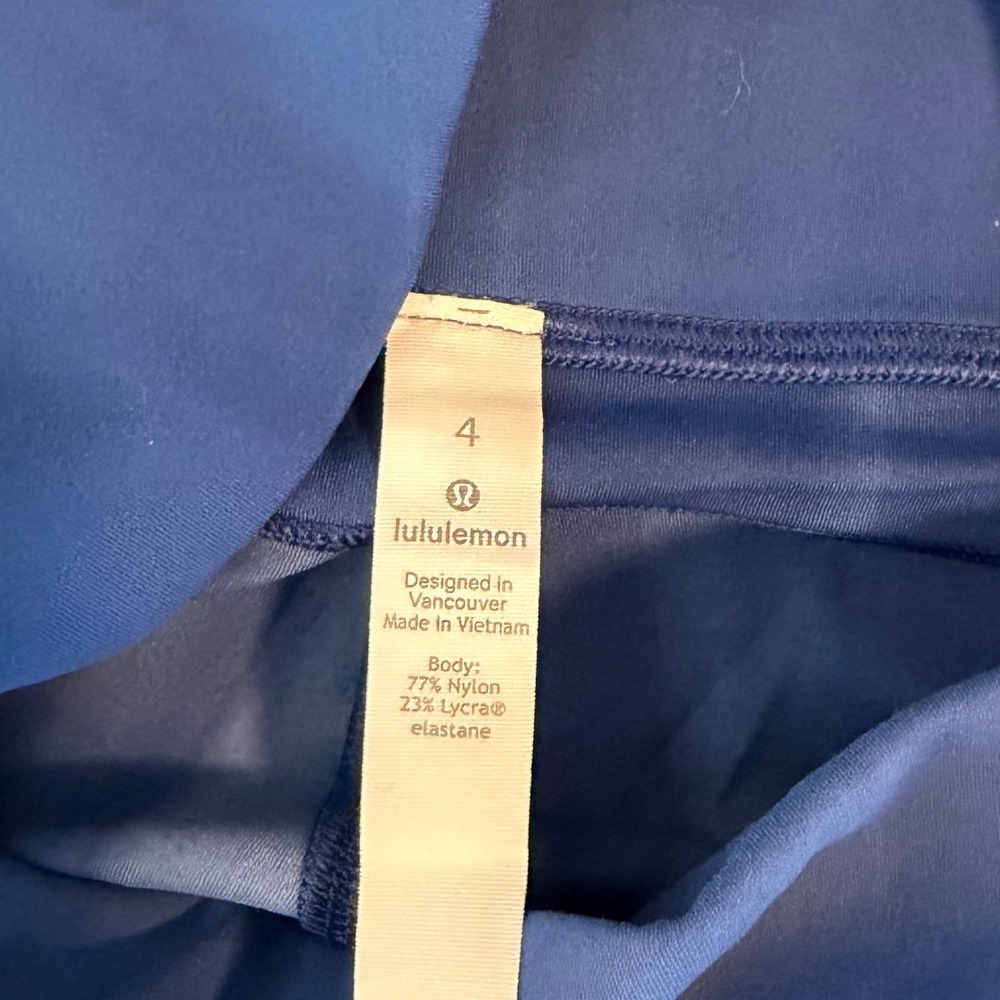 Lululemon Align High Rise Leggings Blue Size 4 Athletic Pants 26 inch Yoga - Picture 4 of 9